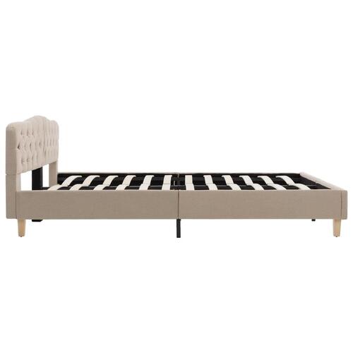 Sengestel 180x200 cm stof beige
