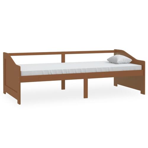 3-personers daybed 90x200 cm massivt fyrretræ gyldenbrun