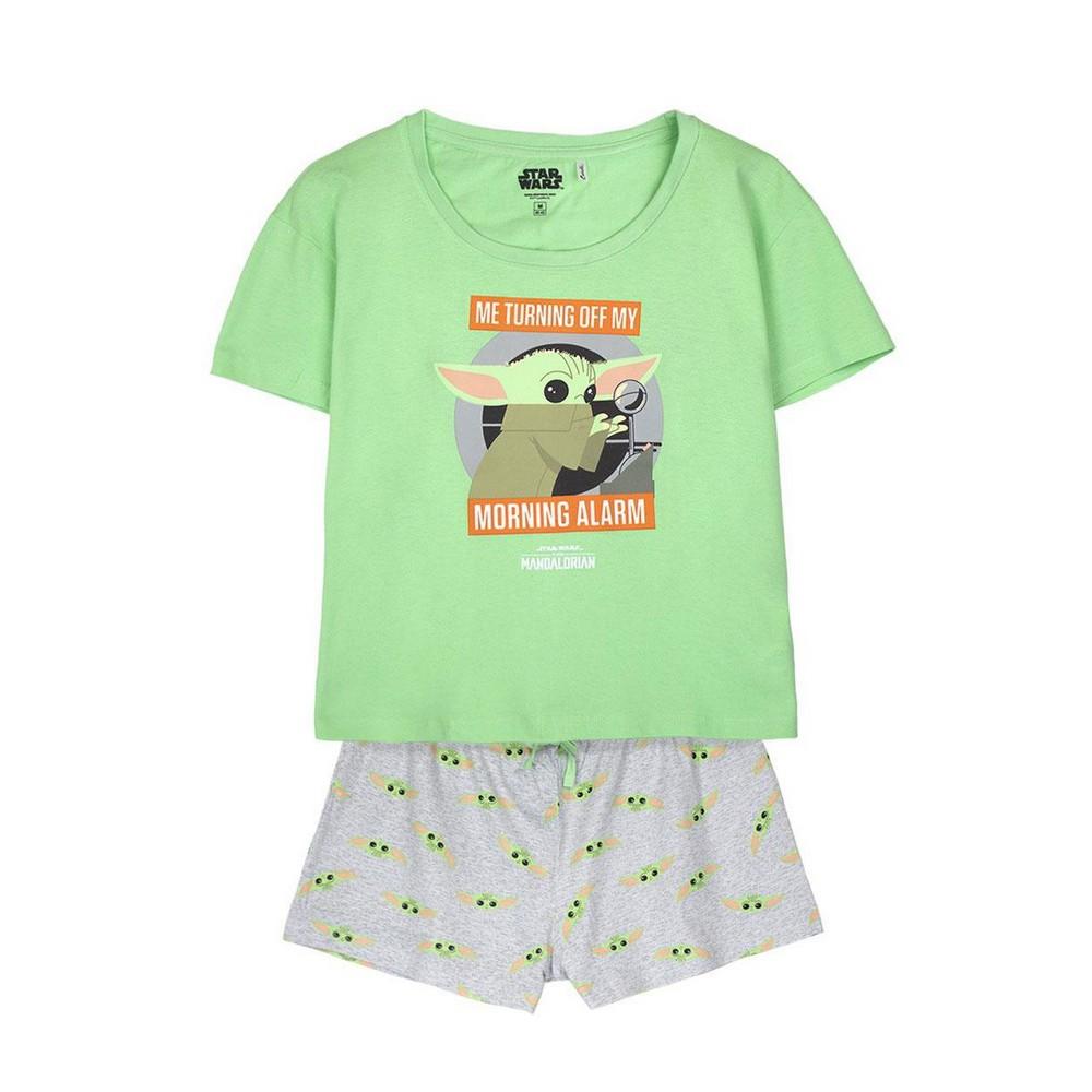 Børnepyjamasser The Mandalorian Grøn Lysegrøn Dame S
