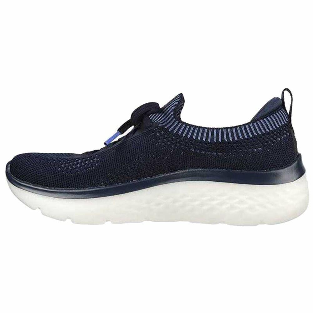 Løbesko til voksne Skechers Engineered Flat Knit W Blå Sort 36.5