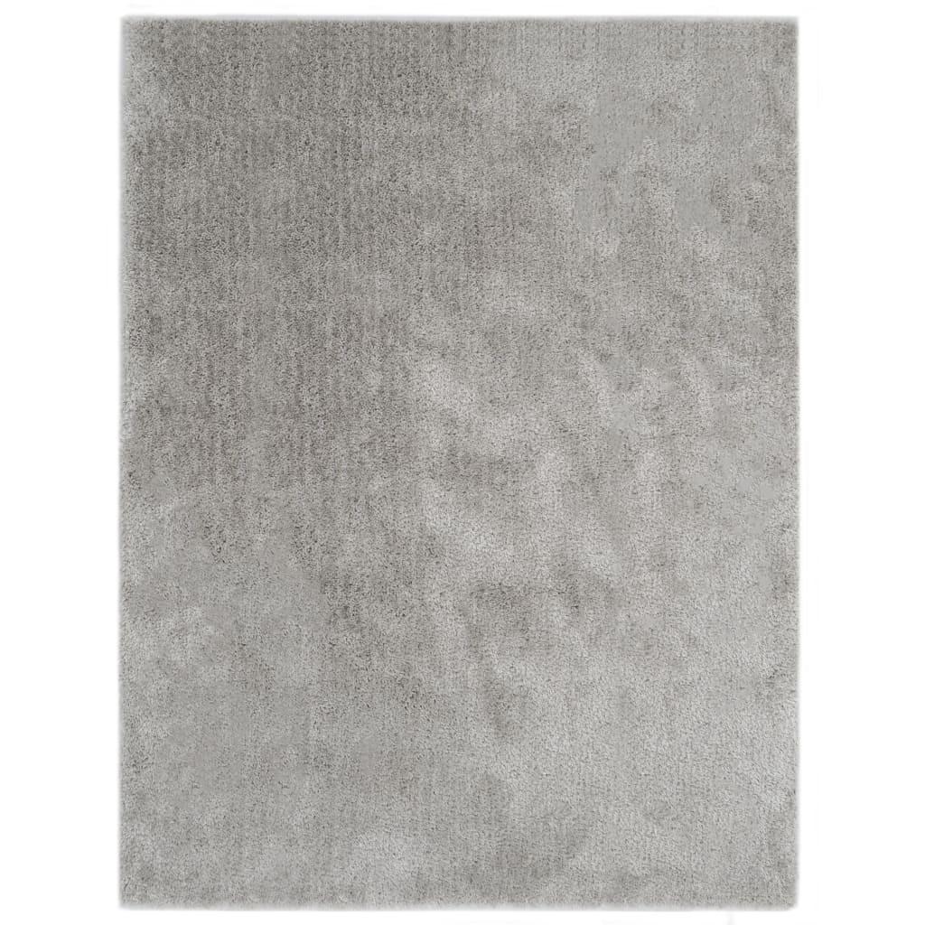 Shaggy tæppe 80 x 150 cm grå