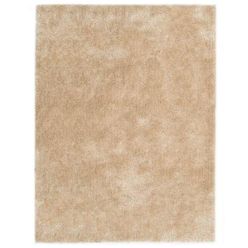 Shaggy tæppe 80 x 150 cm beige