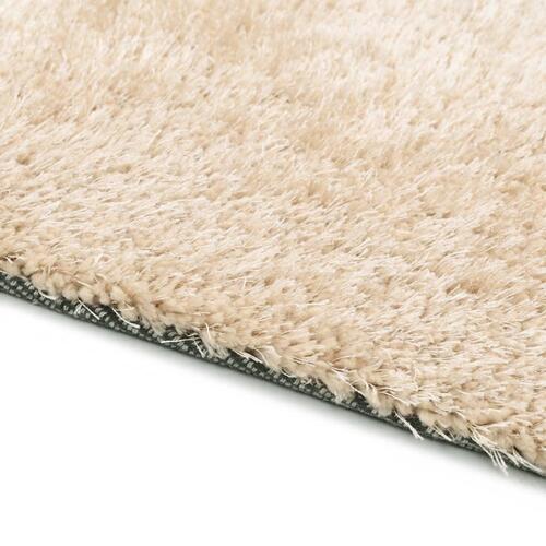 Shaggy tæppe 80 x 150 cm beige