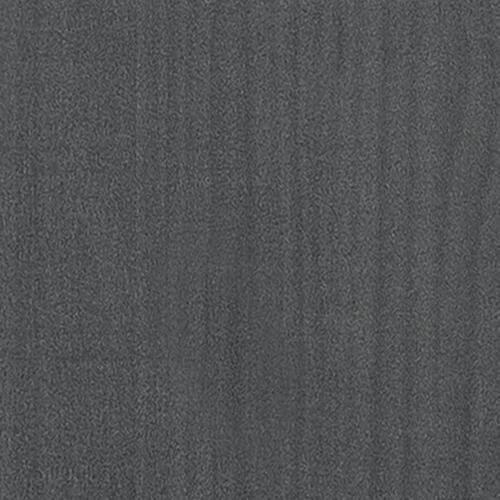 Bogreol 40x30x140 cm 4 hylder massivt fyrretræ grå