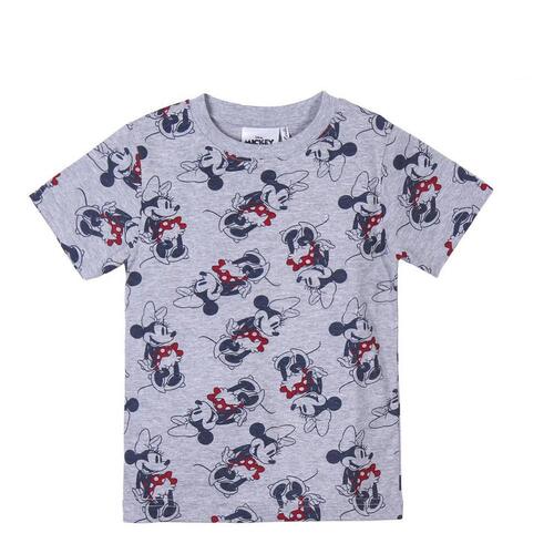 Børne Kortærmet T-shirt Minnie Mouse Grå 10 år