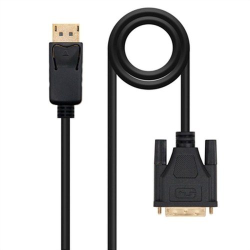DisplayPort til DVI kabel NANOCABLE 1 m - sort
