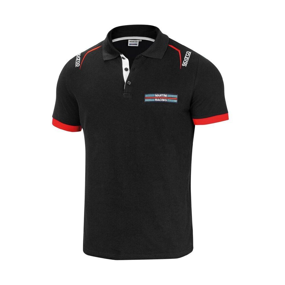 Sparco MARTINI-R polotrøje - kortærmet, sort, str. L