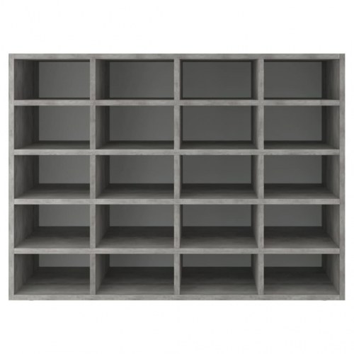 Skoreol 92x30x67,5 cm konstrueret træ betongrå