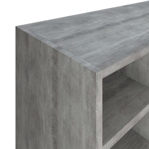 Skoreol 92x30x67,5 cm konstrueret træ betongrå