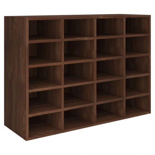 Skoreol 92x30x67,5 cm spånplade brun egetræsfarve