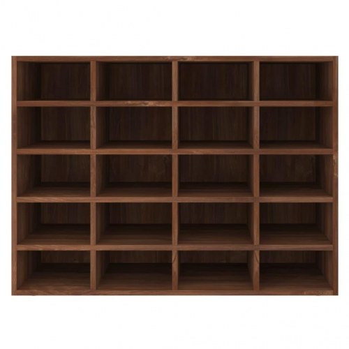 Skoreol 92x30x67,5 cm spånplade brun egetræsfarve