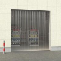 Strimmelgardinrulle 2 mm x 200 mm 25 m PVC