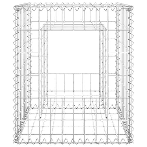 Gabionkurve 2 stk. 50x50x60 cm jern