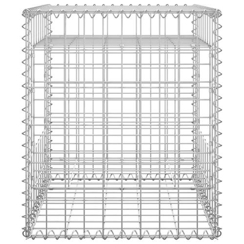 Gabionkurve 2 stk. 50x50x60 cm jern