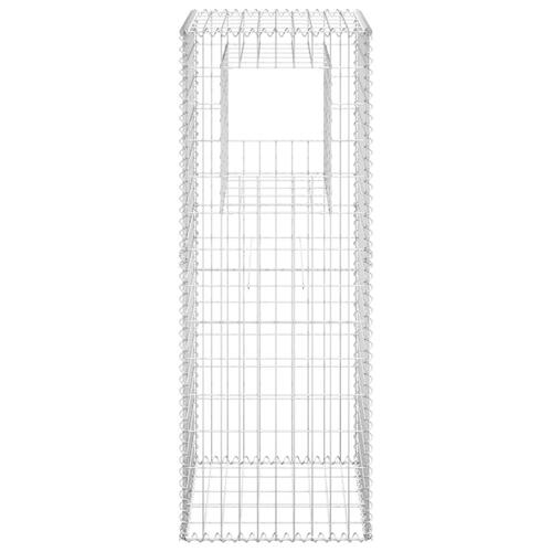 Gabionkurve 2 stk. 50x50x140 cm jern