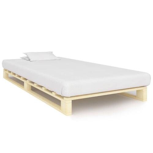 Palleseng massivt fyrretræ 100 x 200 cm