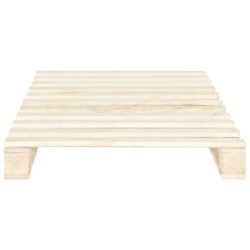 Palleseng massivt fyrretræ 100 x 200 cm