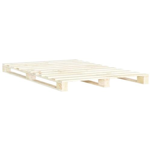 Palleseng massivt fyrretræ 140 x 200 cm