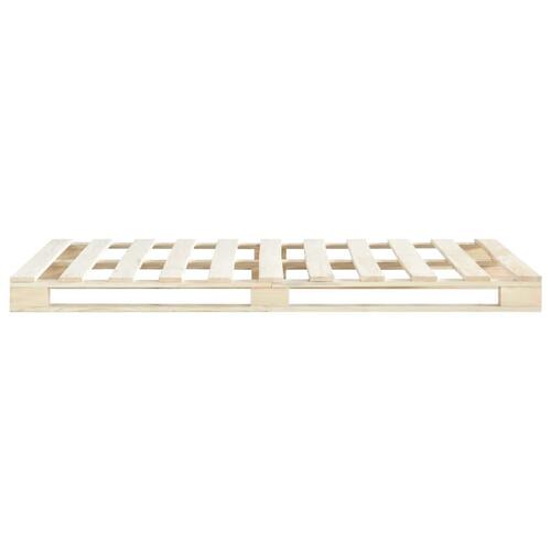 Palleseng massivt fyrretræ 140 x 200 cm