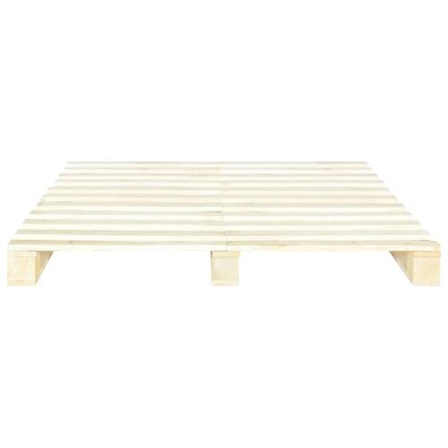 Palleseng massivt fyrretræ 140 x 200 cm