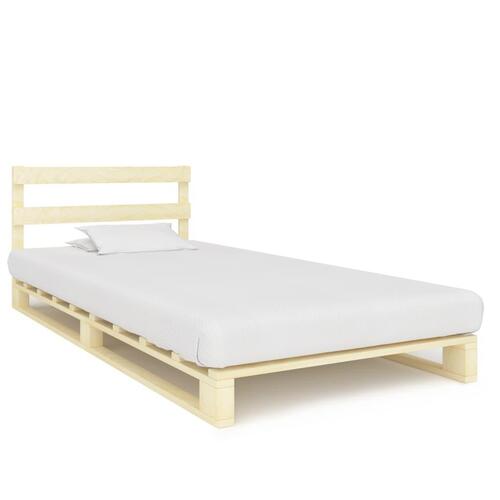 Palleseng massivt fyrretræ 100 x 200 cm