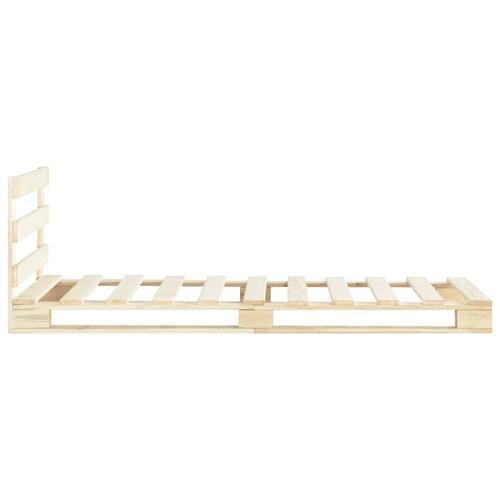Palleseng massivt fyrretræ 100 x 200 cm