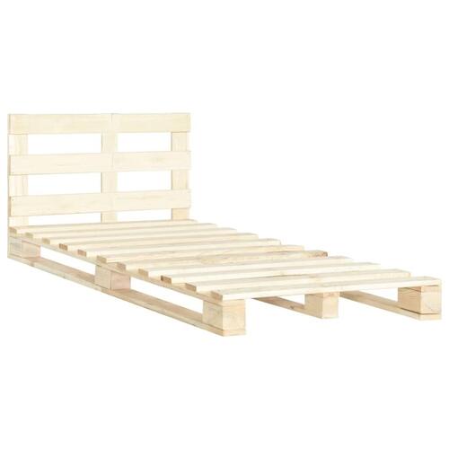 Palleseng massivt fyrretræ 120 x 200 cm