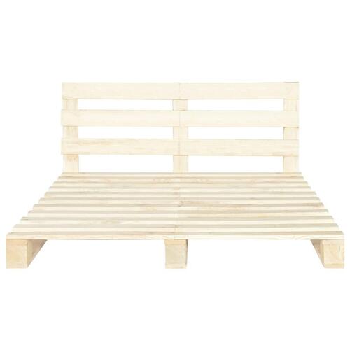 Pallesengestel massivt fyrretræ 200 x 200 cm