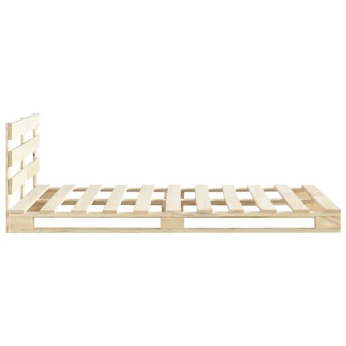 Pallesengestel massivt fyrretræ 200 x 200 cm