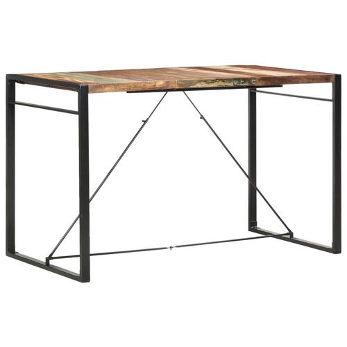 Barbord 180 x 90 x 110 cm massivt genbrugstræ