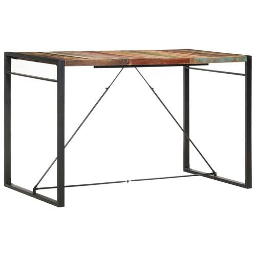 Barbord 180 x 90 x 110 cm massivt genbrugstræ