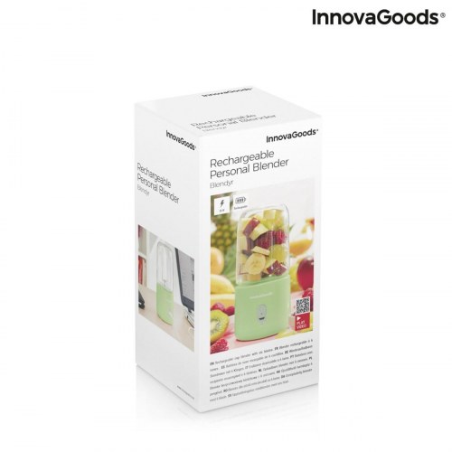 Blendyr - bærbar genopladelig glasblender 250 ml, grøn
