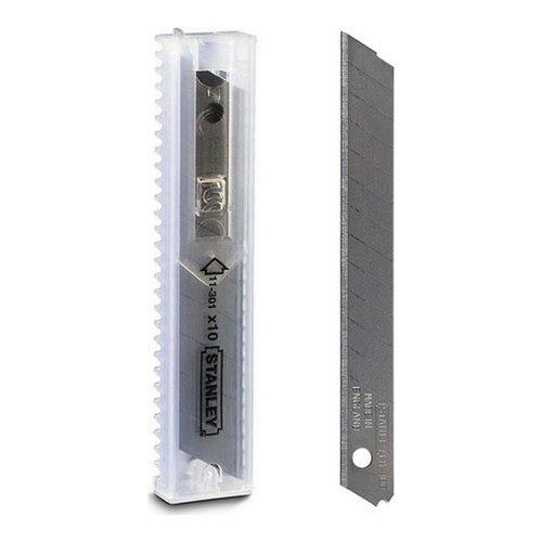 Stanley cutterblade 9 mm - 10 stk.