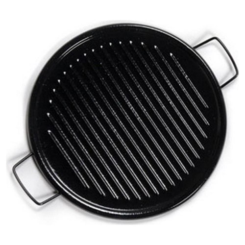 Vaello grillpande i glaseret stål Ø 46 cm - sort, induktion