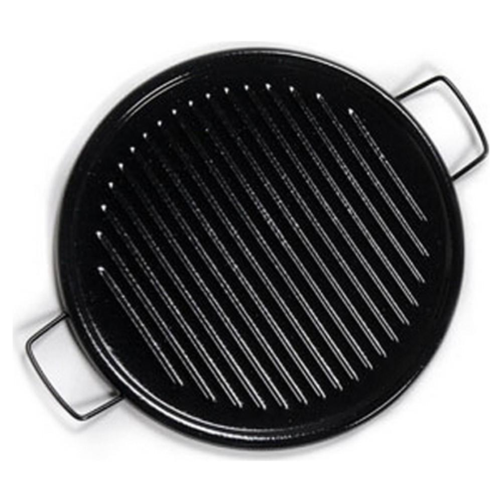 Vaello grillpande i glaseret stål Ø 46 cm - sort, induktion