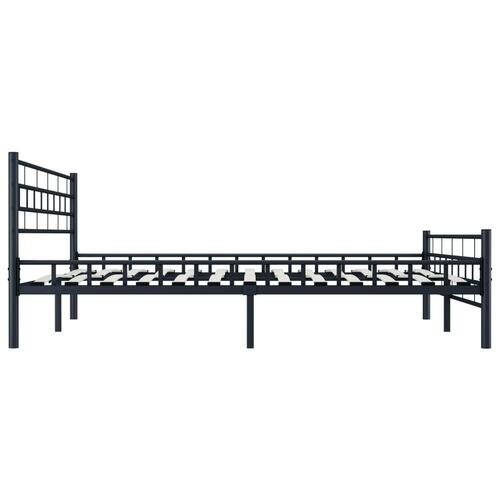 Sengestel 200 x 200 cm stål sort