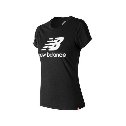 Kortærmet T-shirt til Kvinder New Balance WT91546 Sort M