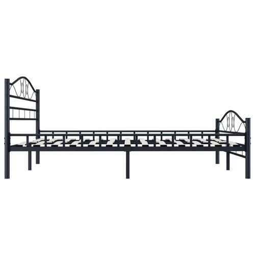 Sengestel 160 x 200 cm stål sort
