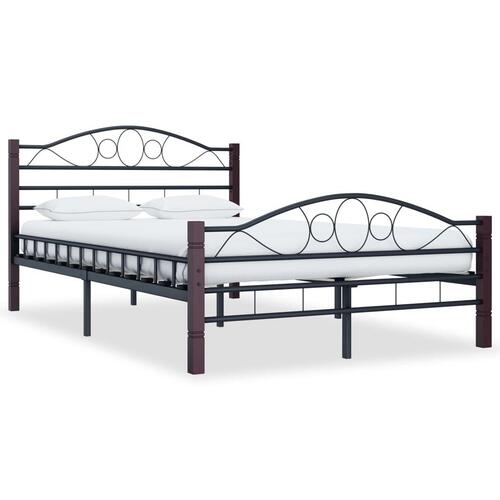 Sengestel 120 x 200 cm metal sort