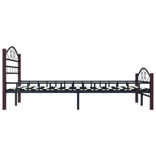 Sengestel 120 x 200 cm metal sort