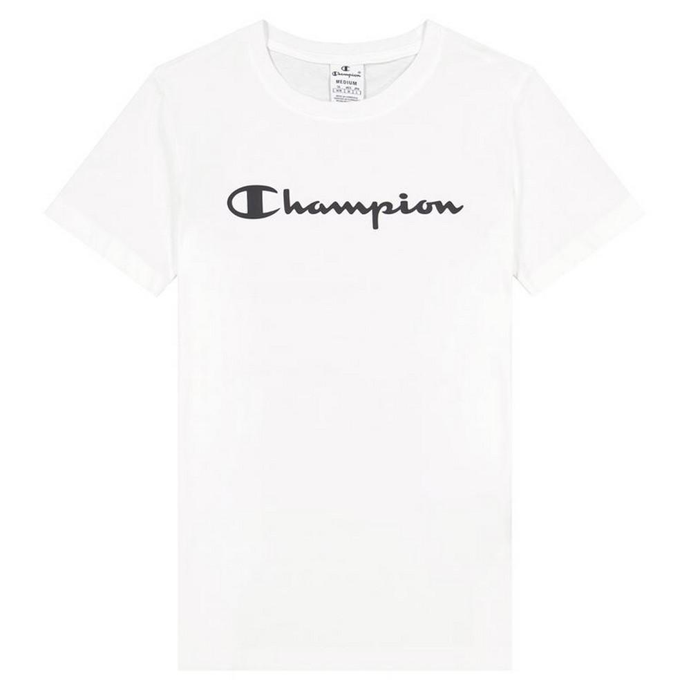 Kortærmet T-shirt til Kvinder Champion Big Script Logo - XS