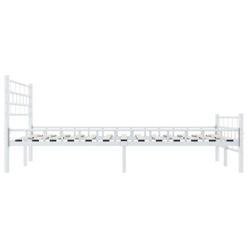 Sengestel 120 x 200 cm metal hvid