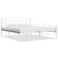 Sengestel 180 x 200 cm metal hvid