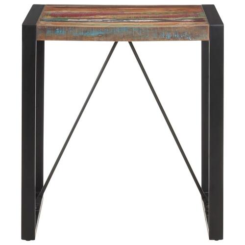 Spisebord 70x70x75 cm massivt genanvendt træ