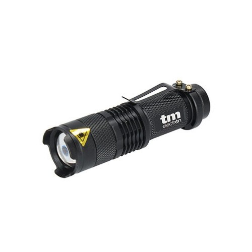 TM Electron LED lommelygte 3 W - Sort