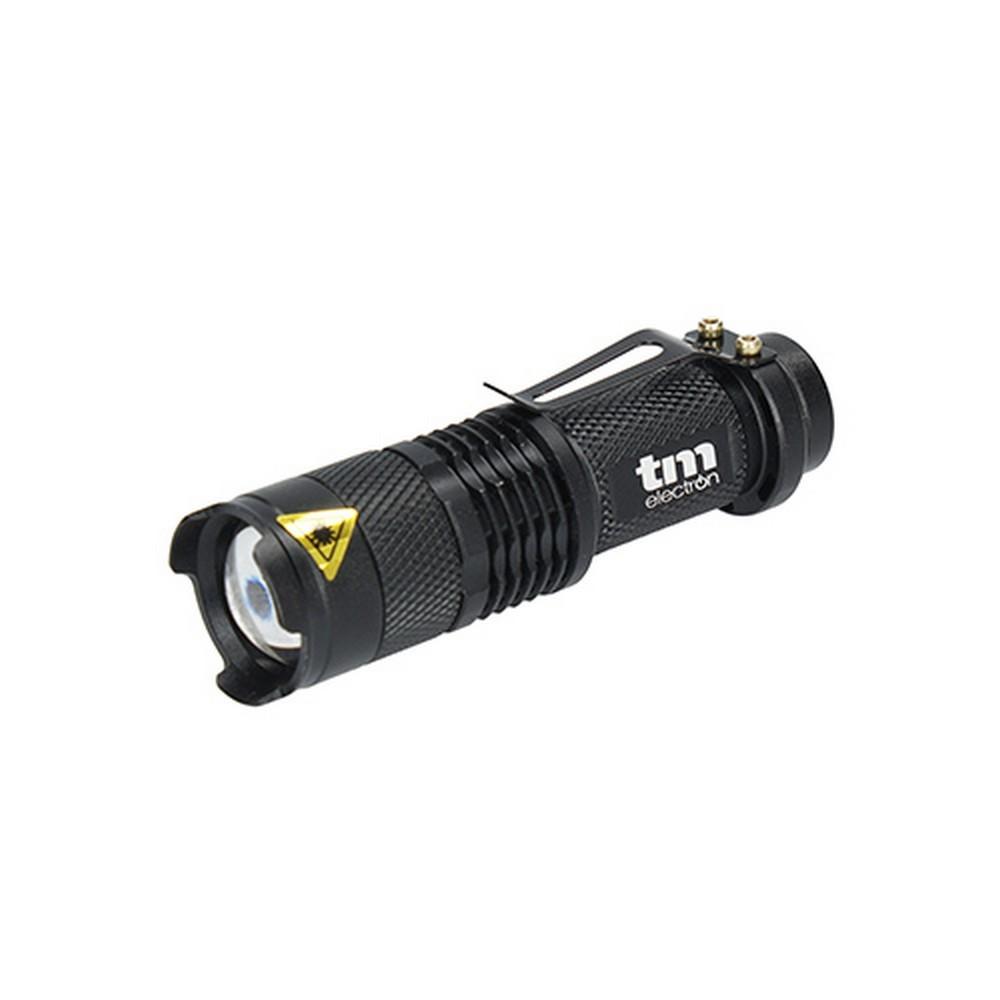 TM Electron LED lommelygte 3 W - Sort