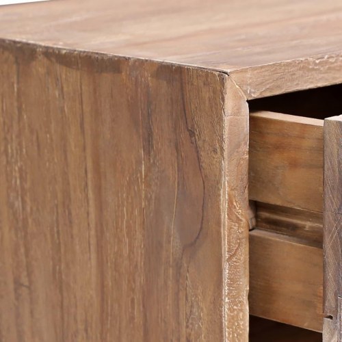 Tv-skab 120 x 30 x 45 cm massivt teaktræ