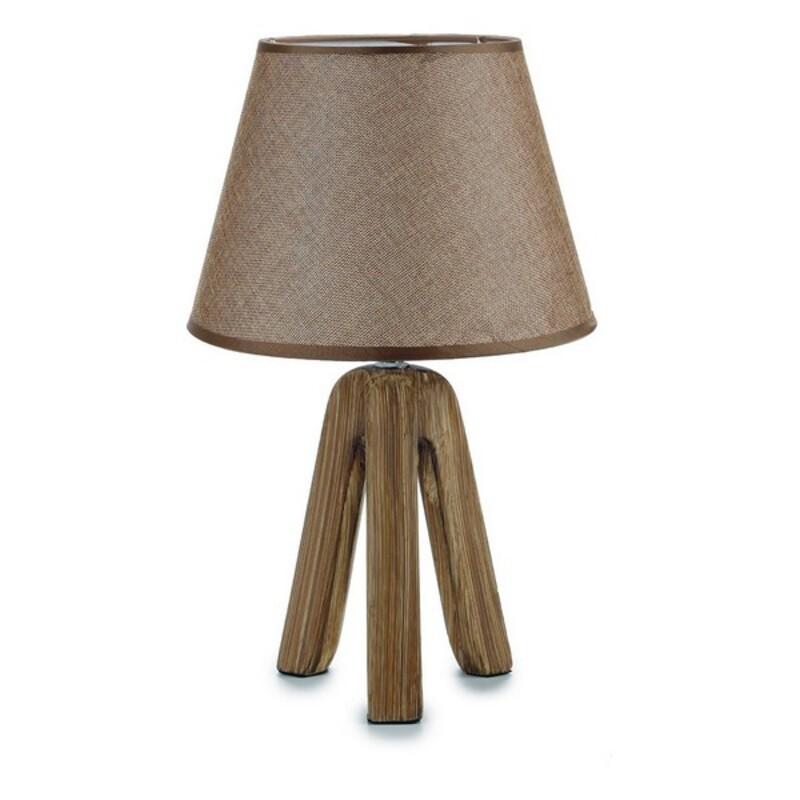 Bordlampe Keramik 25 x 39 x 25 cm Brun