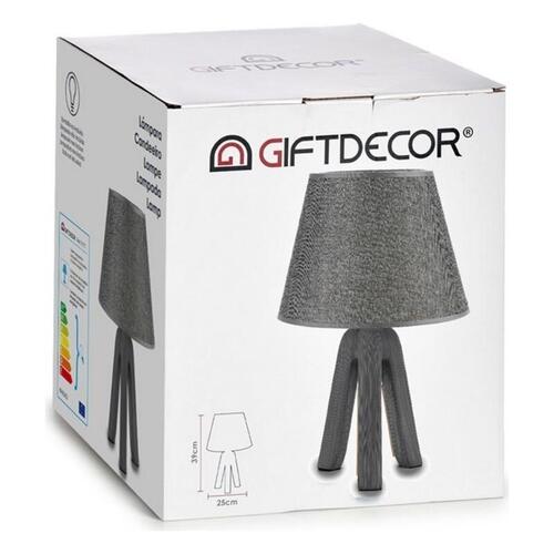 Bordlampe Keramik 25 x 39 x 25 cm Grå