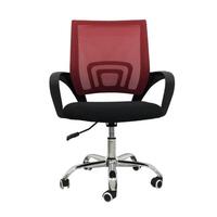 Kontorstol Versa Sort Rød Multifarvet 51 x 58 cm